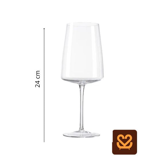 Jogo de 6 Taças de Cristal Amaité Para Água
