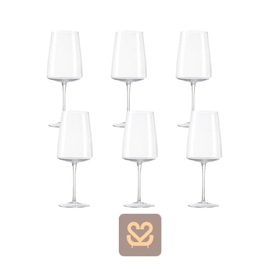 Jogo de 6 Taças de Cristal Amaité Para Água