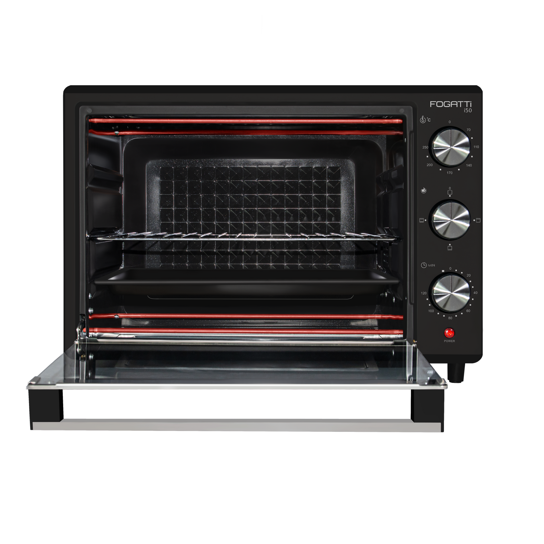 Forno Elétrico de Bancada 50 Litros Fogatti Black i50