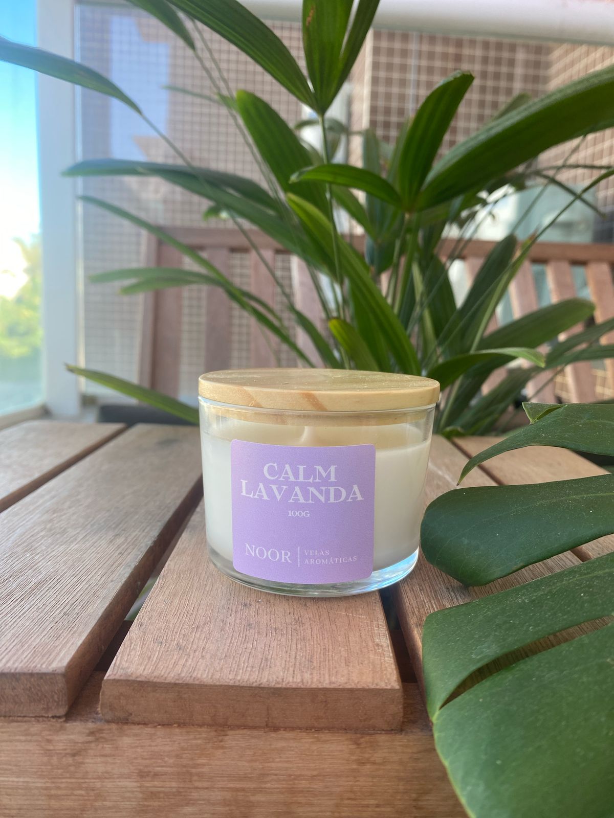 Vela Aromática 100% Vegetal 100gr – Sustentável