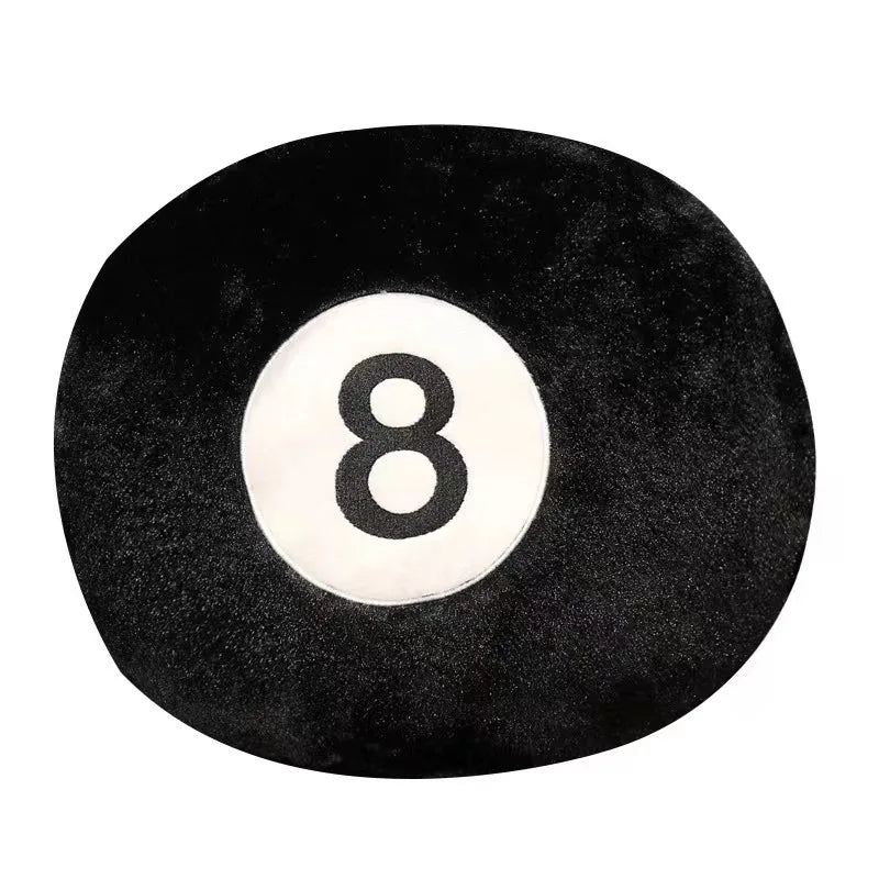 Travesseiro de Pelúcia Bola 8 - Decoração Criativa