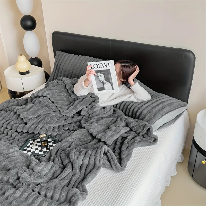 Cobertor de Veludo Luxuoso e Multifuncional Confort
