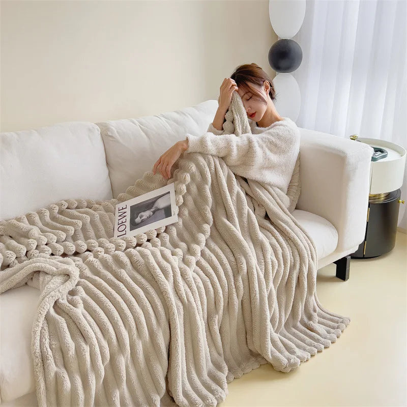 Cobertor de Veludo Luxuoso e Multifuncional Confort
