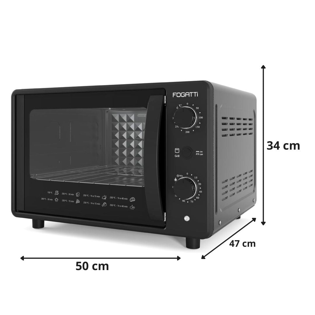 Forno Elétrico de Bancada S40 - 40 Litros da Fogatti