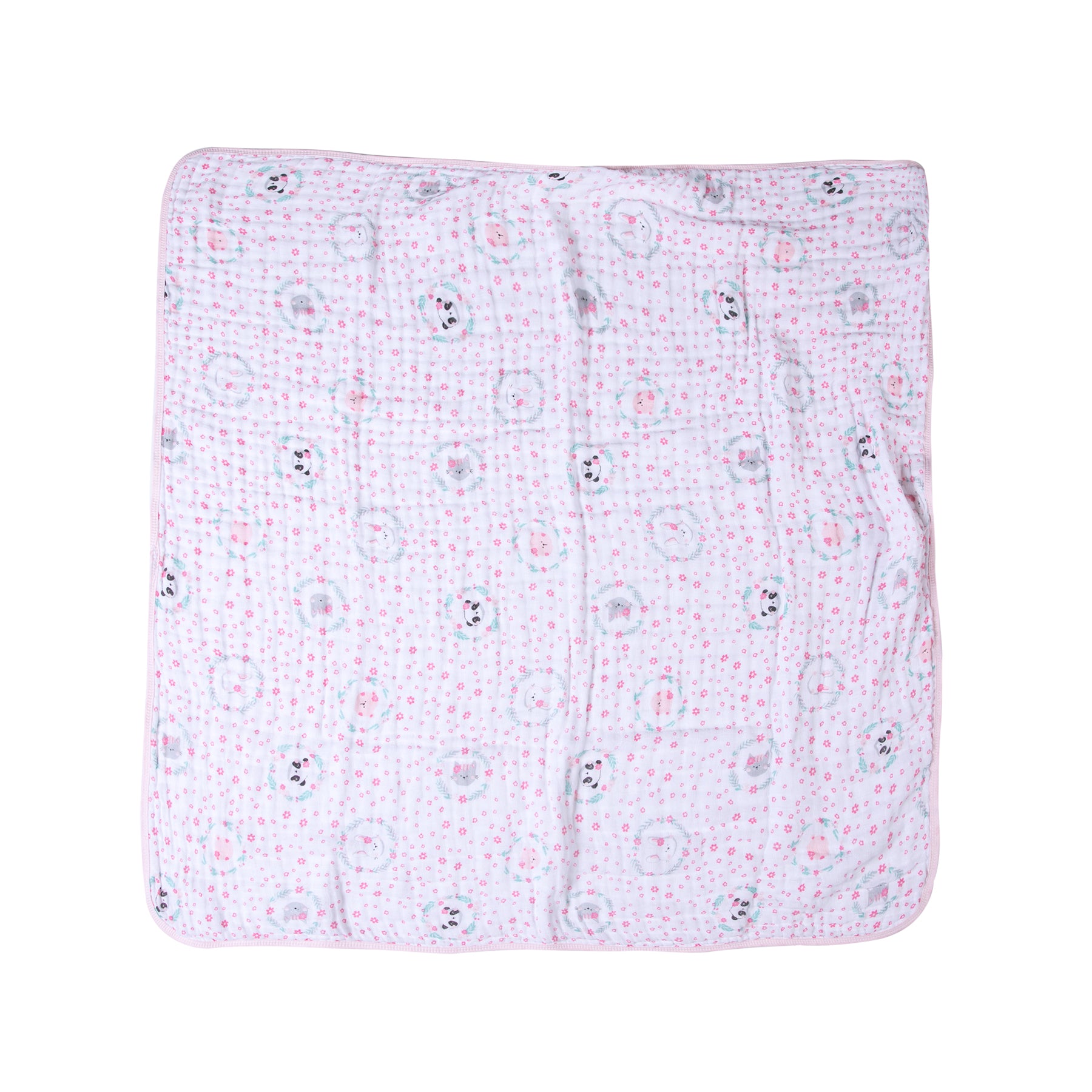 Toalha de Banho Bebê Soft Especial Karinho c/ Capuz Estampada 80cm x 80cm