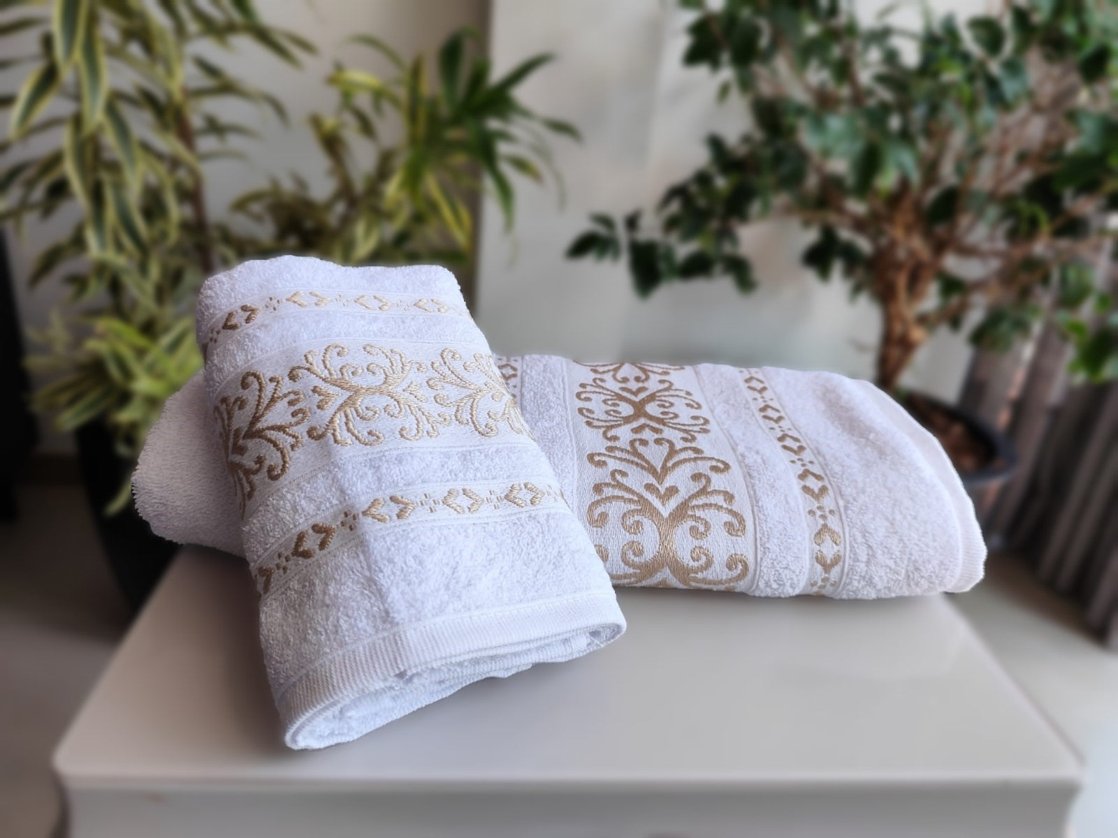 Kit 2 Toalhas Grande de Banho 2 peças Bella 150x75cm Marcotex