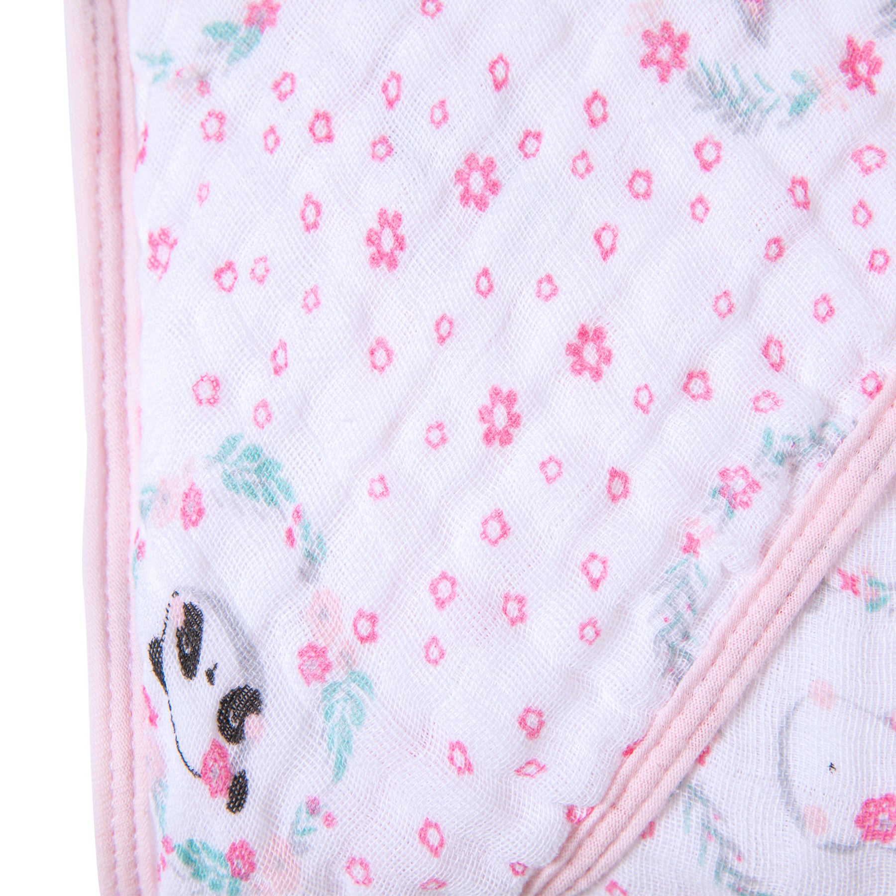 Toalha de Banho Bebê Soft Especial Karinho c/ Capuz Estampada 80cm x 80cm