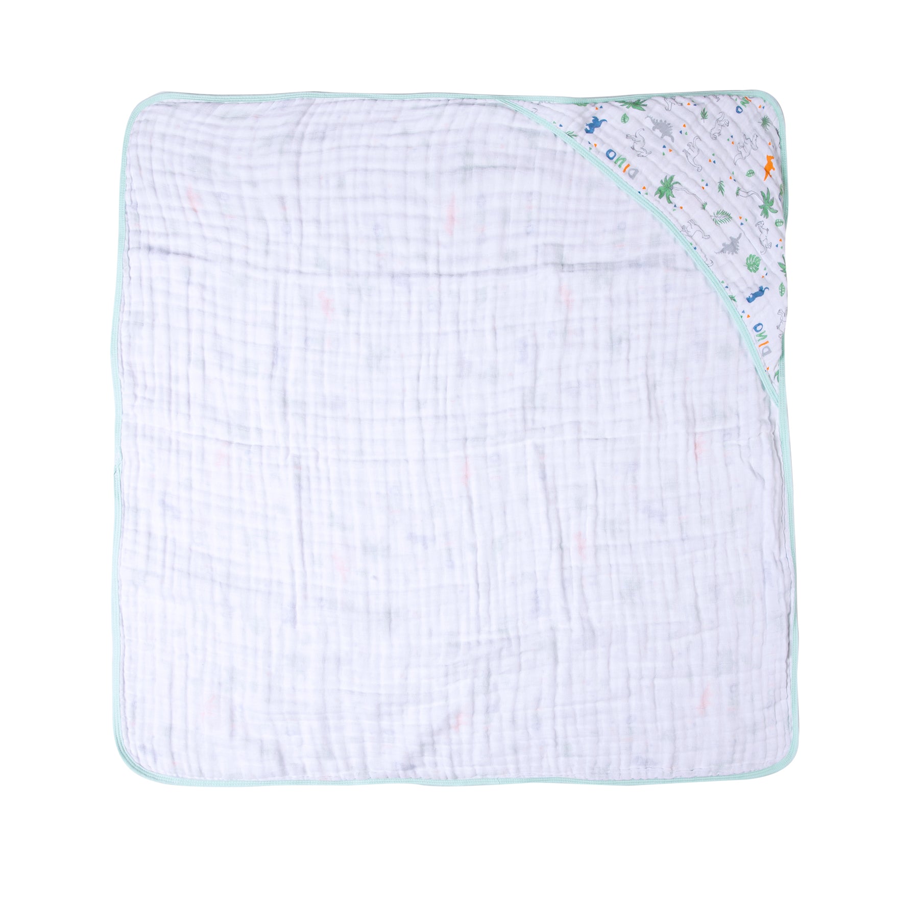 Toalha de Banho Bebê Soft Especial Karinho c/ Capuz Estampada 80cm x 80cm