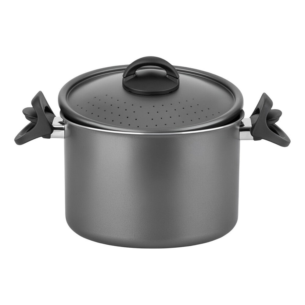 Espagueteira Antiaderente 22cm Grafite 5,3L Com Trava