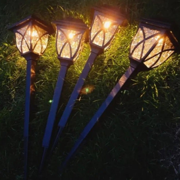 Luminaria Solar Para Jardim Prova Dagua Iluminare