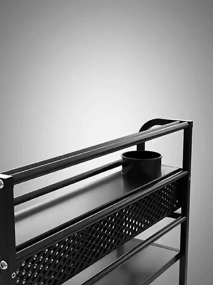 Prateleira de armazenamento de cozinha multifuncional, porta-tempero de aço inoxidável, porta-condimentos