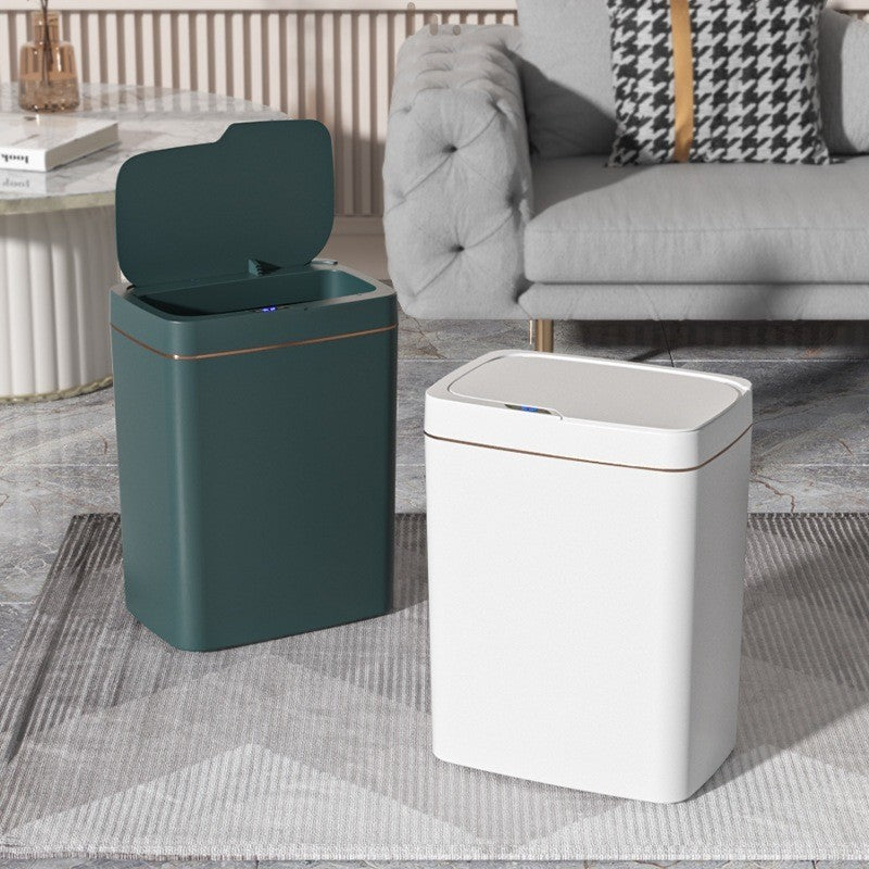 Lixeira com Sensor Automático Inteligente Abre Fácil em Toque Cesto Lixo Casa 16 Litros - Automatic