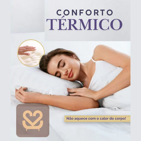 Travesseiro Viscoelástico Médio Kel Confort