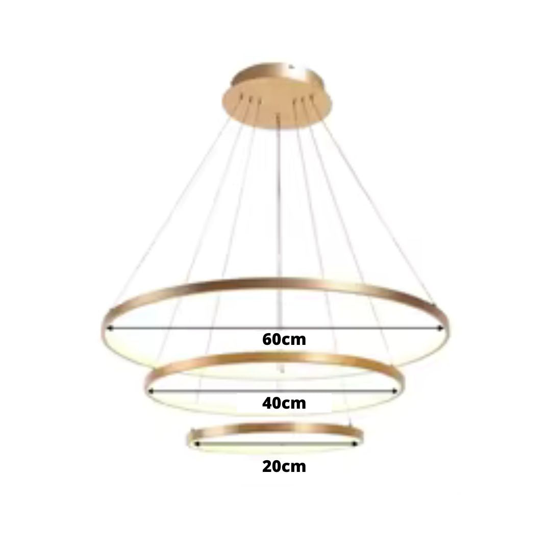 Lustre Teto 3 cores em 1 Moderno Decoração