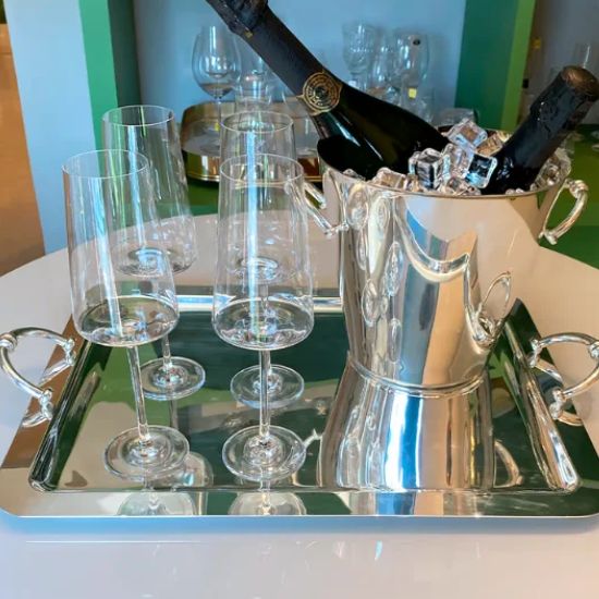 Jogo 6 Taças Cristal Espumante Amaité Praia