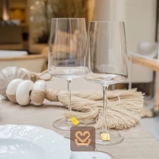 Jogo de 6 Taças de Cristal Amaité Para Água