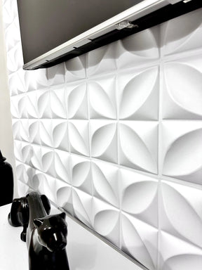 Kit 40 Placas Decorativas 3D de Parede em PVC - Facilit