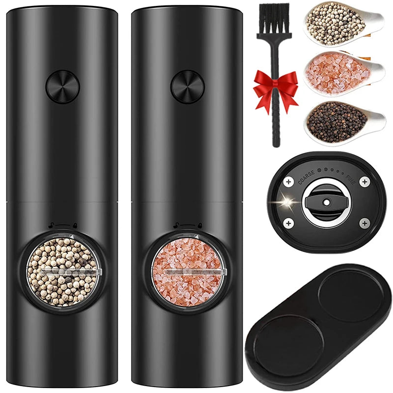 Moedor Automático de Pimenta e Sal com Luz LED - Pratic