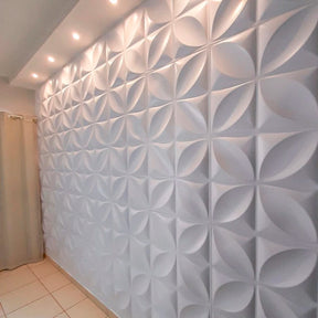 Kit 40 Placas Decorativas 3D de Parede em PVC - Facilit