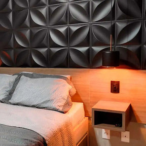 Kit 40 Placas Decorativas 3D de Parede em PVC - Facilit