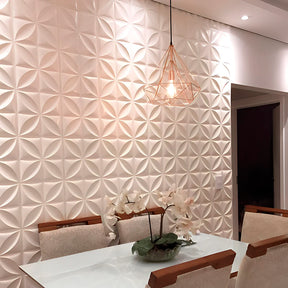 Kit 40 Placas Decorativas 3D de Parede em PVC - Facilit