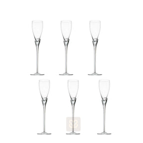 Jogo de Taças Cristal para Champagne Elegange