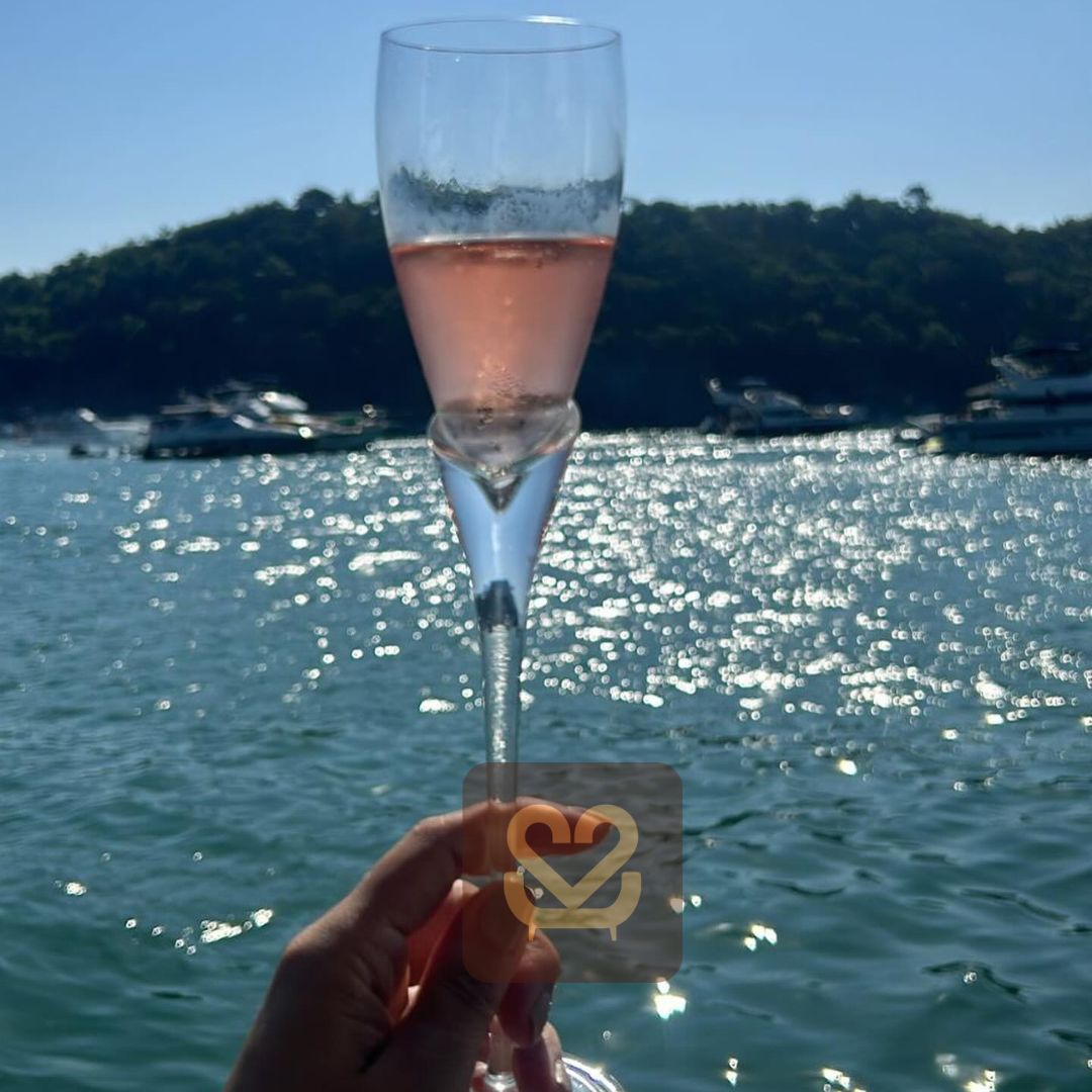 Jogo de Taças Cristal para Champagne Elegange