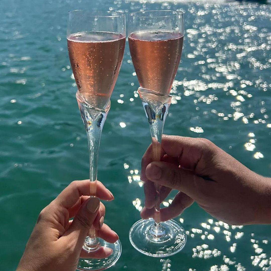 Jogo de Taças Cristal para Champagne Elegange