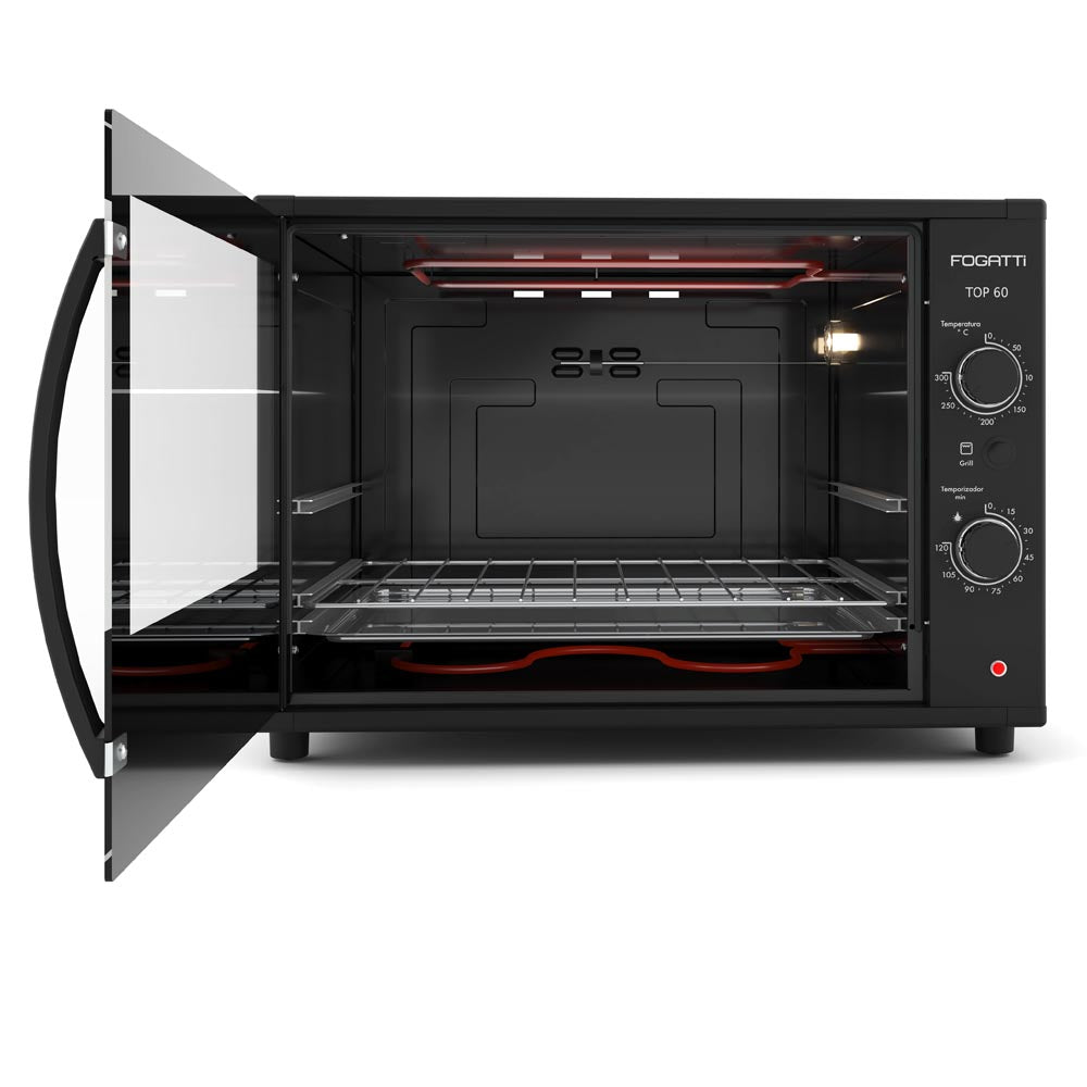Forno Fogatti Elétrico Bancada Top 60 Litros