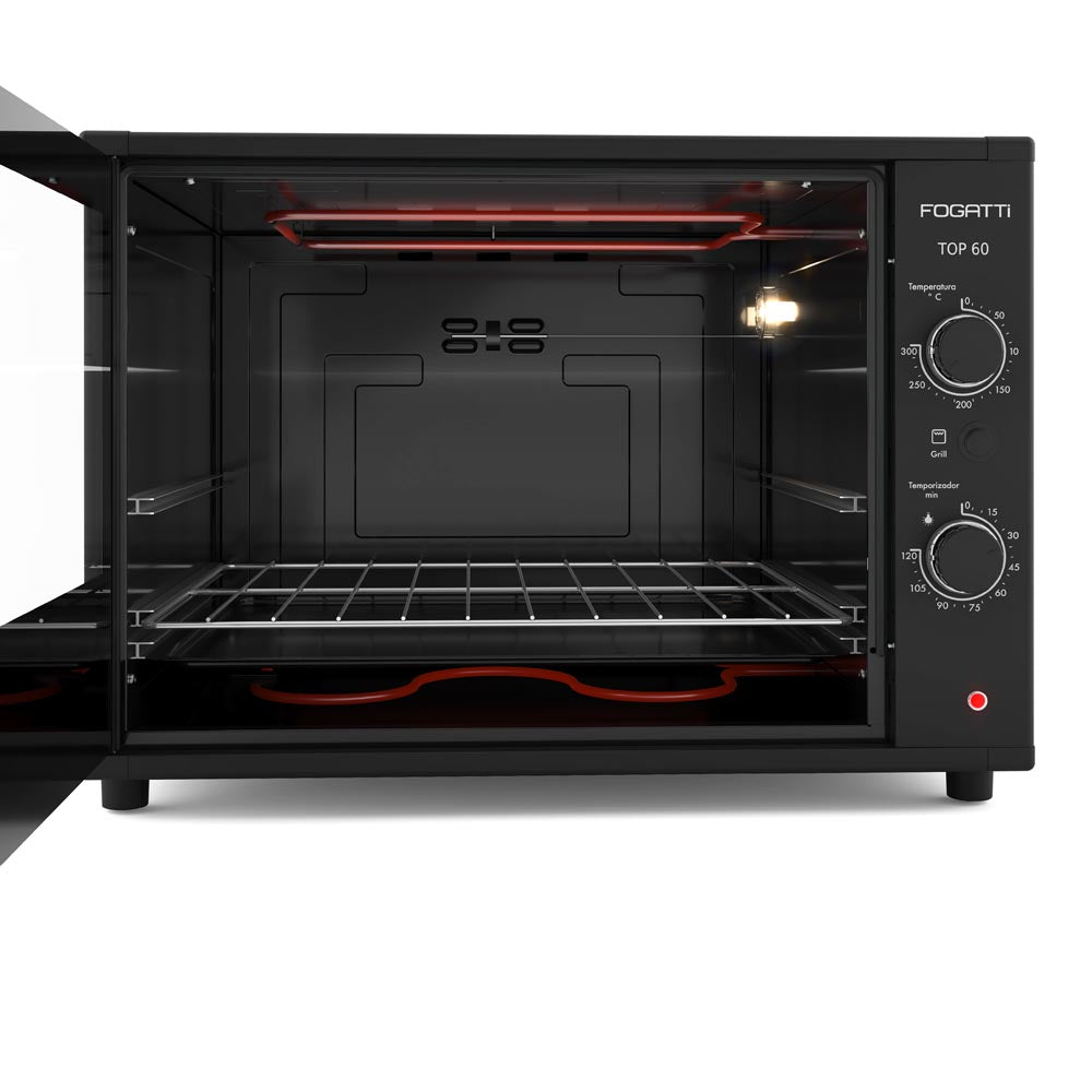 Forno Fogatti Elétrico Bancada Top 60 Litros