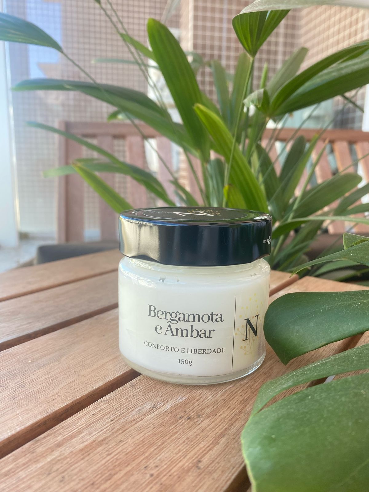 Vela Aromática 100% Vegetal 150gr – Sustentável