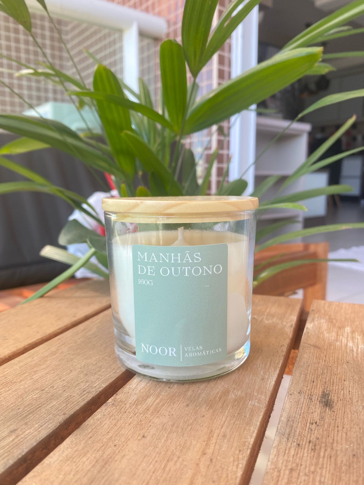 Vela Aromática 100% Vegetal 160gr – Sustentável