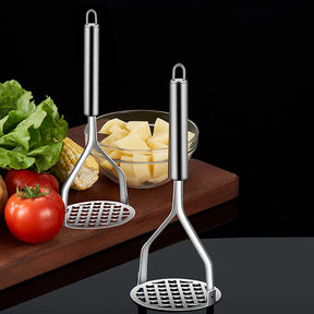 Amassador de Batatas de Aço Inoxidável - Praticidade na Cozinha