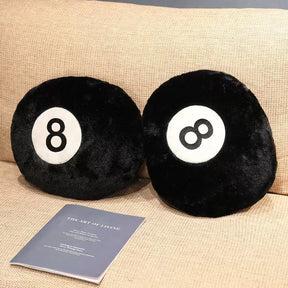 Travesseiro de Pelúcia Bola 8 - Decoração Criativa