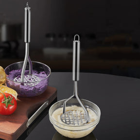 Amassador de Batatas de Aço Inoxidável - Praticidade na Cozinha