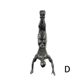 Escultura de Parede Escalador em Resina - Decoração Moderna