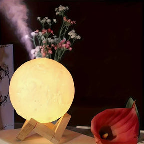 Luminária Lua 3D - Decoração Encantadora
