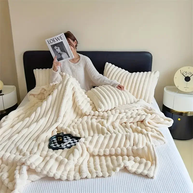 Cobertor de Veludo Luxuoso e Multifuncional Confort