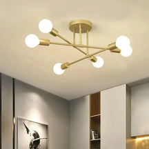 Pendente Lustre 6 Lampadas para Ambientes Interior