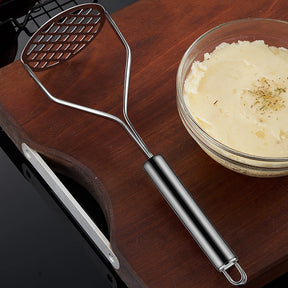 Amassador de Batatas de Aço Inoxidável - Praticidade na Cozinha