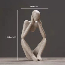 Estatueta Abstrata de Yoga - Decoração Elegante
