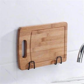 Suporte Adesivo de Aço Inox para Cozinha - 2 Peças