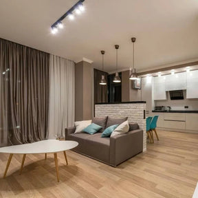 Luminária Trilho para 5 Lampâdas Articulado 360º Estilo