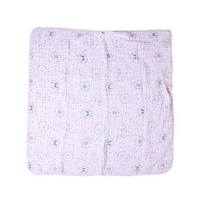 Toalha de Banho Bebê Soft Especial Karinho c/ Capuz Estampada 80cm x 80cm