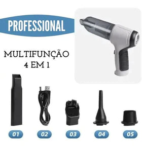 Aspirador de Pó Portátil Para Carros e Eletrodomésticos