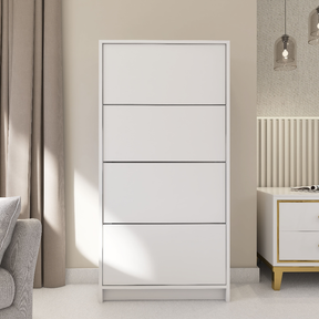 Sapateira 4 Portas Armário Multiuso Organizador para Quarto Sala Estante