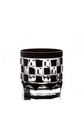 Copo Whisky de Cristal Double Blend Lapidado