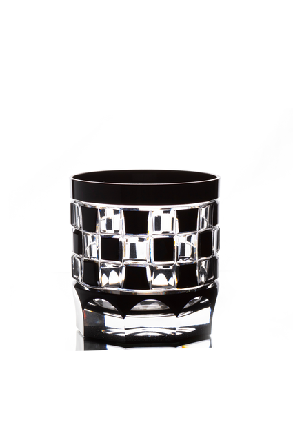 Copo Whisky de Cristal Double Blend Lapidado
