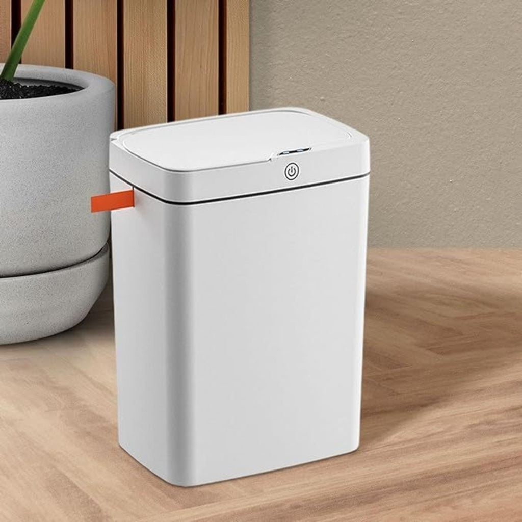 Lixeira com Sensor Automático Inteligente Abre Fácil em Toque Cesto Lixo Casa 16 Litros - Automatic